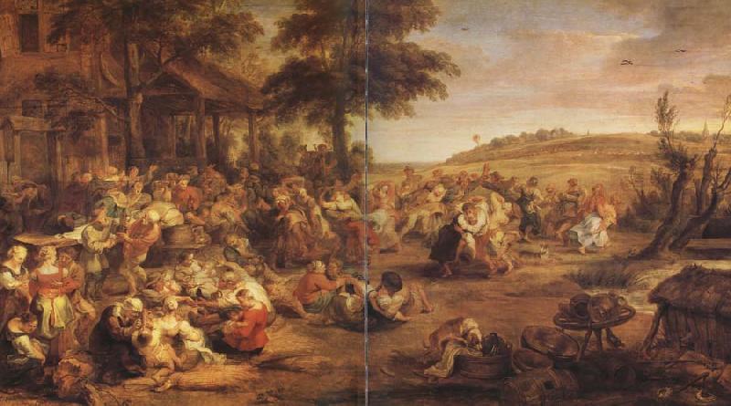 Peter Paul Rubens La Kermesse ou Noce de village oil painting picture